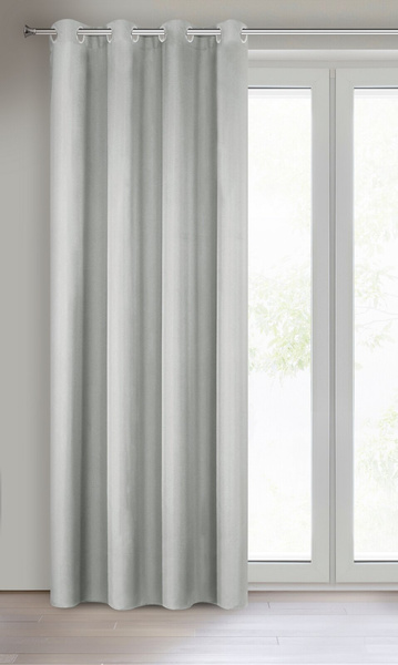 Zasłona 140 x 250 Dekoracyjna Adore Stal