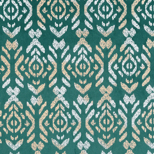 Ready-made Curtain 140 x 250 Laura Turquoise+Golden Splendor