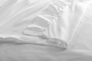 Bedding set 140 x 200 2 pieces with Ruffle Luxury Jowita 08