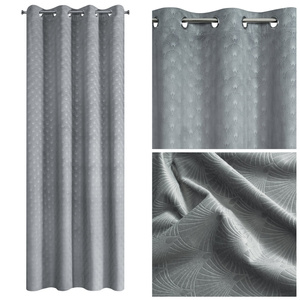 Velvet Juliet Curtain 140 x 250 Sash Grey