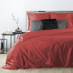 Bedding 180 x 200 3pc Satin Nova3 Red