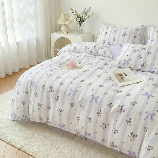 Pościel 160 x 200 3cz Satyna Bawełniana Aurela 02