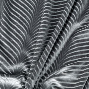 Velvet Lussi Curtain 140 x 250 Steel Spun