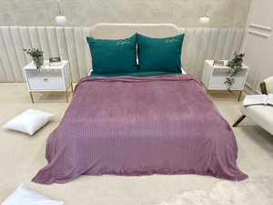 Blanket 160 x 200 Microfiber Plush Stripes Cadence 03