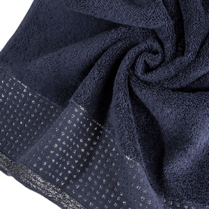 Luna Bath Towel (07) 50 x 90 Navy Blue