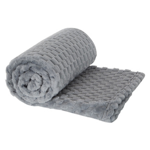 Blanket 200 x 220 Microfiber Design Cindy6 Silver