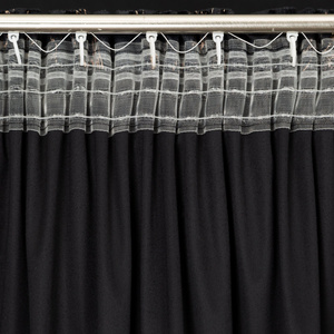 Curtain 140 x 300 Decorative Velvet Nadia Cza+Zł