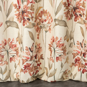 Curtain 140 x 250 Decorative Jenny Nat+Pink