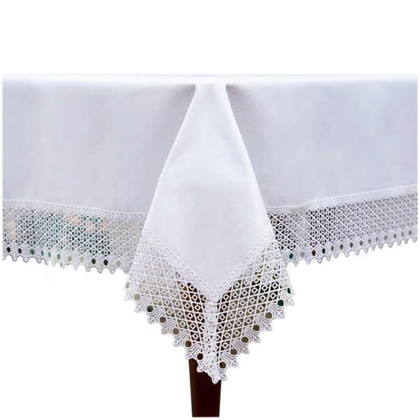 Tablecloth 140 x 260 Guipure pattern 431 White