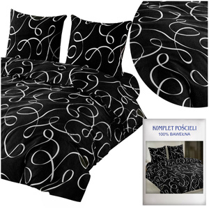 Bedding 160 x 200 3 pcs Cotton Satin No. A1855