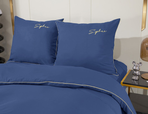 Bedding set 160 x 200 4pcs with Areta 03 embroidery