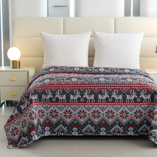 Narzuta 220 x 240 Tłoczona Świąteczna Levent 2960