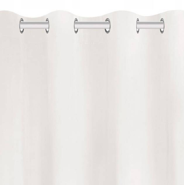 Zasłona 140 x 250 Dekoracyjna Velvet Soft Biały