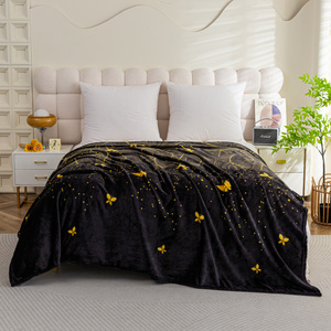 Koc 200 x 220 Mikrofibra Gładka Inger 10