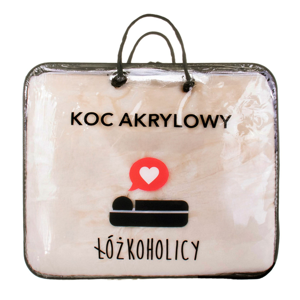 Koc 160 x 200 Akrylowy Jednolity Ciepły Yasemin 06