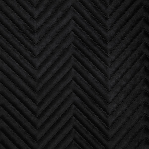 Narzuta 70 x 160 Dekoracyjna Welurowa Sofia Czarna