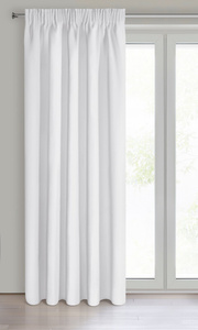 Curtain 135 x 270 Decorative Parisa White