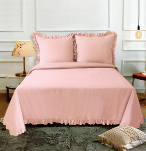 Bedding 200 x 220 3cz Satin with valance Nadir 07