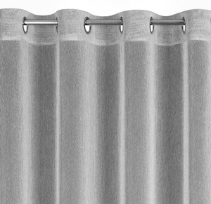 Curtain 140 x 250 Decorative Eyelets Adela Steel