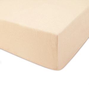 Jersey Bed Sheet with Eraser 032_D Light Beige 160x200