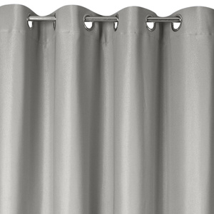 Curtain 140 x 250 Ready Decorative Aggie Silver