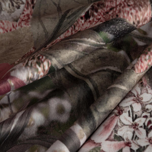 Curtain 140 x 270 Decorative Glory Zie+Pink