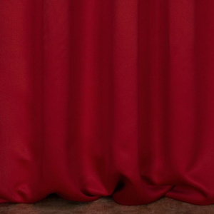 Blackout Logan Tape Curtain 140 x 270 Red