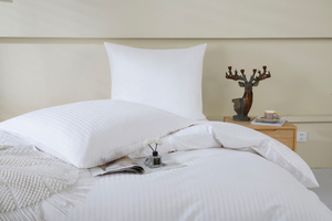 Pillowcase 40 x 40 Cotton Adamash White