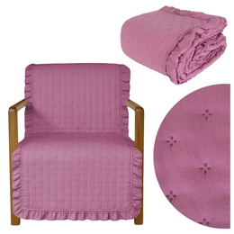 Narzuta 70 x 160 Pikowana Z Falbaną Celia 06