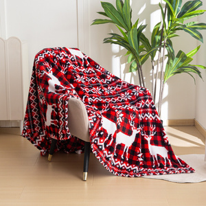 Koc 160 x 200 Mikrofibra Świąteczna Donato 11