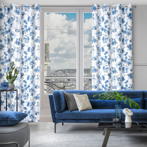 Caren Blackout Curtain 140 x 250 Blue