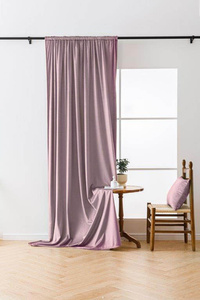 Curtain 140 x 270 Velvet Tunnel Tape Giorgia 14