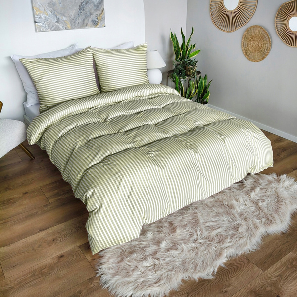 Pościel 220 x 200 3cz Mikrofibra w Pasy Eusebia Home 15