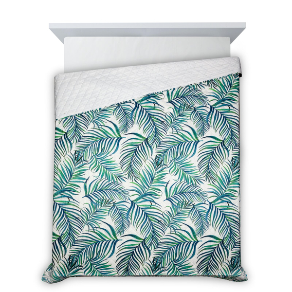 Bedspread 200 x 220 Design91 Quilted Palms 02