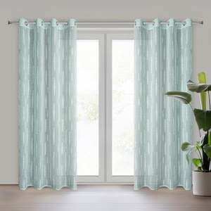 Zasłona 140 x 250 Dekoracyjna Przelotki Aleni Mięt