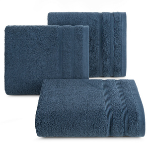 70 x 140 Terry Bath Towel Aline 11 Navy Blue