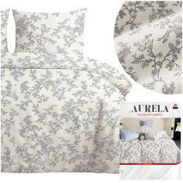 Pościel 200 x 220 3cz Satyna Bawełniana Aurela 08