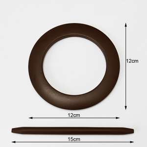 Wooden Curtain Decorative Pin 21 Brown