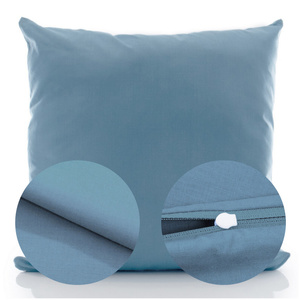 Cotton pillowcase 45 x 45 Uniform Ola Dark Turquoise