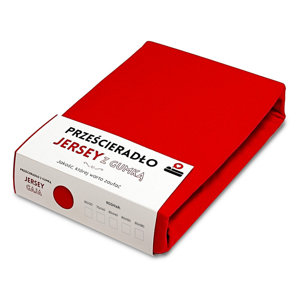 Prześcieradło 80 x 160 Jersey z Gumką Gaja 16