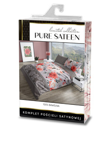 Bedding 160 x 200 3pc Satin Pure Sateen 007