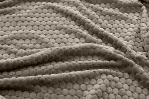 Blanket 200 x 220 Microfiber Embossed Plush Ala Circles 3D 03