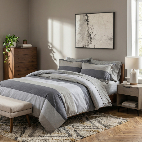 Pościel 160 x 200 3cz Satyna Bawełniana Aurela 07