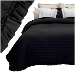 Narzuta 220 x 240 Pikowana Z Falbaną Celia 02