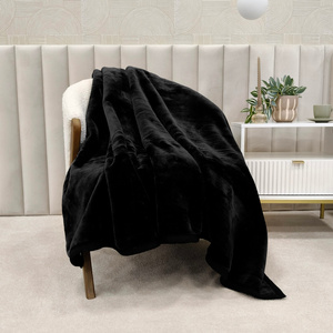 Koc 70 x 160 Akrylowy Jednolity Ciepły Yasemin 02