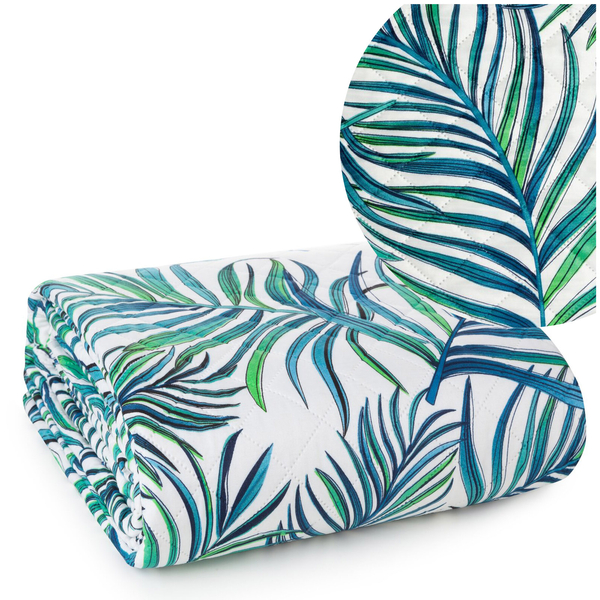 Bedspread 200 x 220 Design91 Quilted Palms 02
