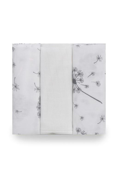 Pielucha 80 x 70 3 szt Bawełniana MUSLIN Druk 02