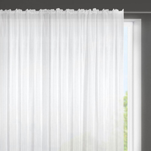 Lucy Decorative Curtain on Tape 400 x 150 White