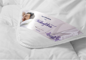 Synthetic Summer Quilt Healthy Sleep White 200x220