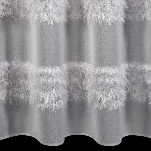 Firana 140 x 250 Dekoracyjna Gotowa Margaret Srebr